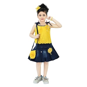 Chandrika Girls Casual Skirt and Top Set