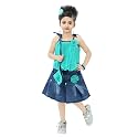 Chandrika Girls Casual Skirt and Top Set