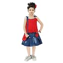 Chandrika Girls Casual Skirt and Top Set