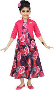 chandrika girls maxifull length casual dress