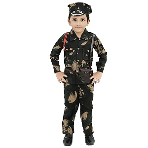Chandrika Kids Army Costume Dress For Boys