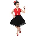 Chandrika Kids Party Midi Dress for Girls
