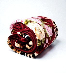 changers floral double mink blanket for  heavy winter polyester multicolor