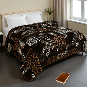 changers floral double mink blanket for  heavy winter