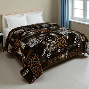 changers floral double mink blanket for  heavy winter