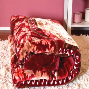 changers floral double mink blanket for  heavy winter
