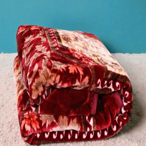 changers floral double mink blanket for  heavy winter
