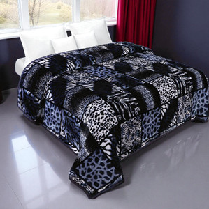 changers floral double mink blanket for  heavy winter