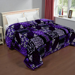 changers checkered double mink blanket for  heavy winter