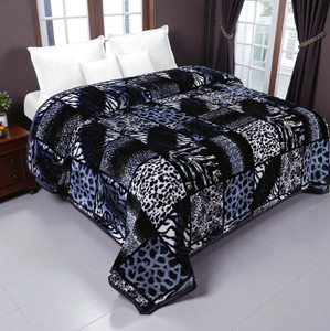 changers floral double mink blanket for  heavy winter