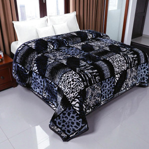 changers floral double mink blanket for  heavy winter