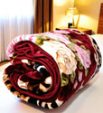 Changers Floral Double Mink Blanket for  Heavy Winter
