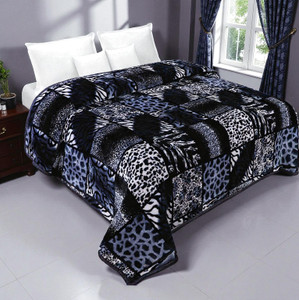 changers floral double mink blanket for  mild winter