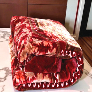 changers floral double mink blanket for  mild winter