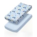 Changing Pad Cover - Pack of 2 Diaper Change Sheets - 32x16in, Night Farm