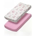 Changing Pad Cover - Pack of 2 Diaper Change Sheets - 32x16in, Bunny Dream