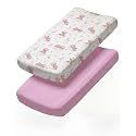 Changing Pad Cover - Pack of 2 Diaper Change Sheets - 32x16in, Dream Bear