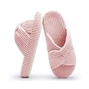Chantomoo Slippers for Women Memory Foam House Bedroom Corduroy Bow Crossbands Slipper Shoes Comfy Trendy Gift Slippers
