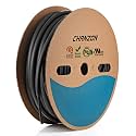 Chanzon 3:1 Ratio - 80ft Roll - Heat Shrink Tubing 3/8" (9.5mm) Black