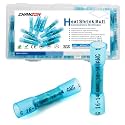 Chanzon 90pcs UL Recognized Heat Shrink Butt Connectors 16-14AWG Gauge Blue