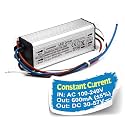 Chanzon LED Driver 600mA Constant Current 30V-57V IP67 Waterproof Aluminium