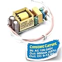 Chanzon LED Driver 600mA (Constant Current Output) 9V-13.6V Power Supply