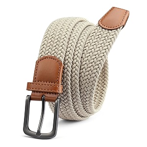 chaoren leather ratchet belt 2 pack dress with click sliding buckle 1 3834 in gift set box - adjustable trim to fit