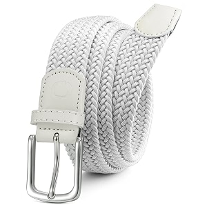 chaoren leather ratchet belt 2 pack dress with click sliding buckle 1 3834 in gift set box - adjustable trim to fit