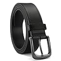 Chaoren Leather Ratchet Belt 2 Pack Dress with Click Sliding Buckle 1 3/8" in Gift Set Box - Adjustable Trim to Fit