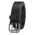 Chaoren Leather Ratchet Belt 2 Pack Dress with Click Sliding Buckle 1 3/8" in Gift Set Box - Adjustable Trim to Fit