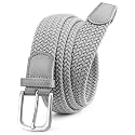 Chaoren Leather Ratchet Belt 2 Pack Dress with Click Sliding Buckle 1 3/8" in Gift Set Box - Adjustable Trim to Fit