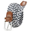 Chaoren Leather Ratchet Belt 2 Pack Dress with Click Sliding Buckle 1 3/8" in Gift Set Box - Adjustable Trim to Fit