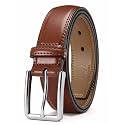 CHAOREN Men's Leather Belt - 1 3/8" Dress Belt for Business &amp; Casual Wear