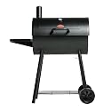 Char-Griller Barrel Pro Charcoal Grill with Charcoal Fuel, Adjustable Charcoal Tray, EasyDump Ash Pan, 785 Sq. In. Cooking Area, for Grilling & Smoking, Black