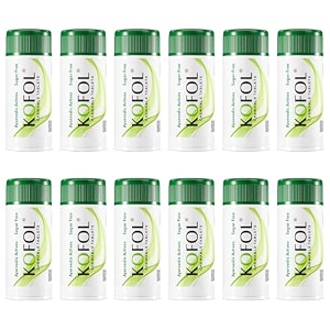 kofol chewable tablets  instant ayurvedic relief for sore throat amp dry cough  sugar-free easy to carry quick amp effective throat care  60 tablets pack of 12
