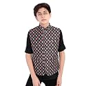 CHARCHIT Boys Printed Nehru Jacket and Shirt