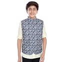 CHARCHIT Boys Printed Nehru Jacket and Shirt