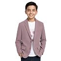 CHARCHIT Boys Regular Fit Plain Blazer and