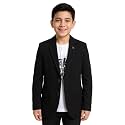 CHARCHIT Boys Regular Fit Plain Blazer and