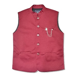 charchit boys solid nehru jacket