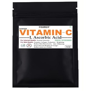charco - skin to internal health vitamin c powder l-ascorbic acid 1000 gm