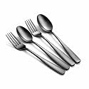Charcoal Black Spoon and Fork Set – 4-Piece Matte Stainless Steel Flatware Set | Modern Cutlery for Dining, Table Setting, Camping &amp; Gifting – Dishwasher Safe, Rust-Resistant