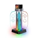 Charger Dock for Switch 2 for Joycon Controller with Charging Cord & RGB Indicator Charging Station