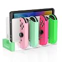 Switch Controller Charger Dock for Nintendo Switch 1/OLED for 4 Joy-Cons