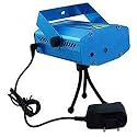 CHARKEE® Mini Laser Led Projector Stage Lighting Sound Activated Laser Light for Party, DJ and Home Decoration Blue CHA-DN1