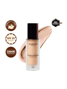 charmacy milano foundation 06  24hr wear spf25 waterproof full coverage matte finish foundation