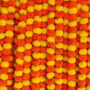 Charmfest Home Decor Orange Yellow Marigold Artificial