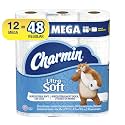 Charmin Ultra Soft Toilet Paper Mega Rolls, 12 ct