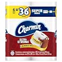 Charmin Ultra Strong Toilet Paper 6 Mega Rolls = 24 Regular Rolls