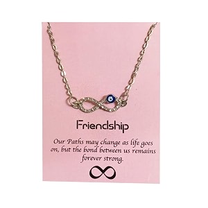 charming infinity evil eye necklaceinfinity pendant necklace for women and girls friendship chain necklace nazar evil eye chain necklace